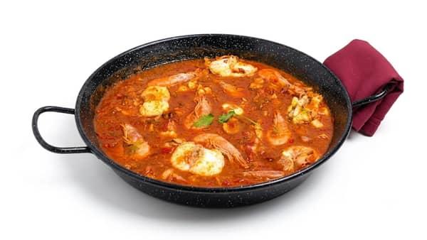 Zarzuela de Rape y Mariscos en Matahambre Grill , Alcossebre