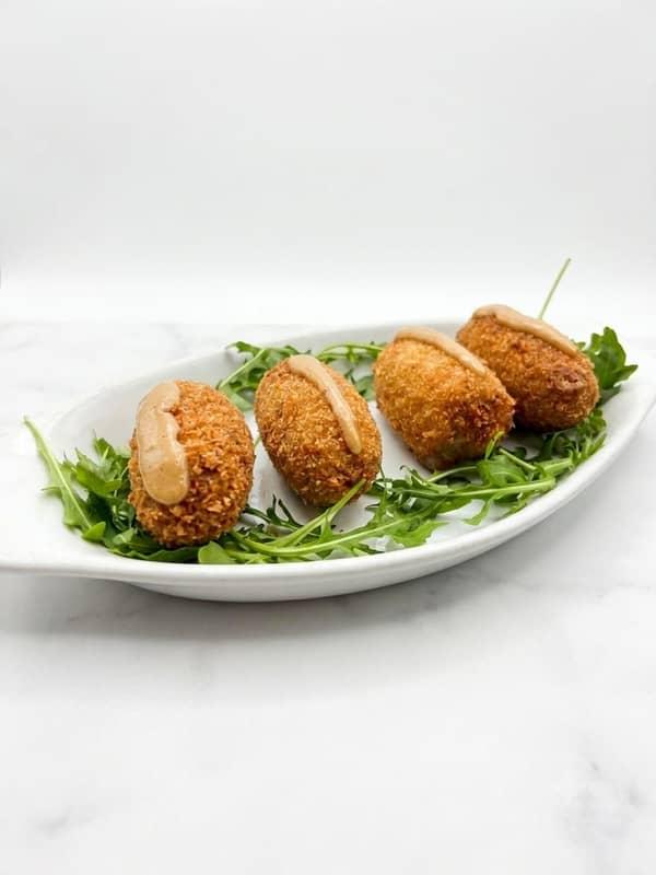 Croquetas de Pollo, Setas, Ibérico 6ud en Matahambre Grill , Alcossebre